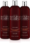 Baylis & Harding Black Pepper & Ginseng Moisturising Shower Gel for Men, red 
