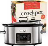 Crockpot TimeSelect Digital Slow Cooker | Programmable Digital Display | 5.6 L