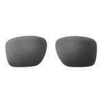 New Walleva Black Polarized Replacement Lenses For Oakley Sliver XL Sunglasses