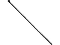 Orno Buntband, Svart Färg, Uv-Beständig, 2,5 Mm Bred, 200 Mm Lång, 100 St.