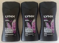 LYNX Excite,Crisp Coconut & Black Pepper Scent Bodywash 3x225ml