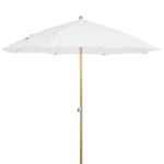 Brafab Gatsby parasoll trä natur/tyg offwhite Ø180 cm