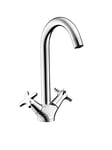 Hansgrohe Professional 13864000 MySport Kitchen Sink Mixer Tap with Swivel Spout, Chrome-Plated, Norme