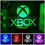 XBOX PS5 GAMER Logo 3D LED Night Light 7 Colours Touch Table Lamp Kids Xmas Gift