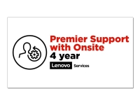 Lenovo Onsite + Premier Support - Utvidet serviceavtale - deler og arbeid - 4 år - på stedet - responstid: NBD - for ThinkSmart Core for Logitech ThinkSmart Hub 11H0, 11H2 ThinkSmart Hub 500 10V5, 10V6