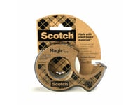 Tapedispenser, Scotch, Magic Tape A Greener Choice, 19 Mm X 33 M