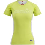 Swix RaceX Light T-skjorte Dame Lime/Bright White, S