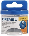 Dremel 426B Fiberglass Reinforced Cut-Off Wheels, 1/32-Inch (0.8 mm) Wheel Diameter, Rotary Tool Cutting Disc Accessory, 20 Pieces