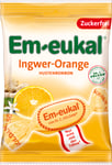 Em-eukal Sockerfri Halstablett Ingefära Apelsin 75g