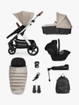 Silver Cross Tide Pushchair, Carrycot & Accessories With Dream i-Size Car Seat and Base Bundle