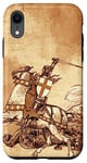 Coque pour iPhone XR Chevalier médiéval Dragon Slayer Renaissance Moyen Âge