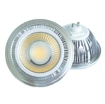 HEQIE-YONGP Corn LED Bright Light 2Pcs Dimming Es111 Gu10 G53 230 / 120V Ar111 Cob Spotlight 18w Led Track Beans Light Bulbs (Color : 220-240V, Size : Natural white 4000K)
