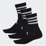Adidas ADIDAS 3-Stripes Cushioned Crew Socks Black 3-pack (40-42)