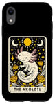 iPhone XR Axolotl Stars and Moon Tarot Card Men Women Kids Salamander Case