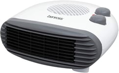 2kw Fan Heater 3 Heat Settings Portable and Lightweight Hot/Cool Air Horizontal