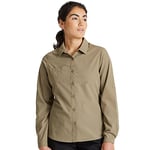Craghoppers Womens Expert Kiwi Long Sleeved Shirt, Pebble, Size 12