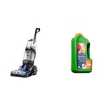 Vax 1-1-142257 Platinum Smartwash Carpet Cleaner, Charcoal/Blue & 1-9-137771 Ultra Plus Carpet Cleaning Solution, 1.5L