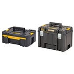 DeWalt DWST1-70705 T-Stak III Tool Storage Box with Drawer, Yellow/Black, 17.6 cm*44.0 cm*31.4 cm & TSTAK™ 2.0 Deep Toolbox