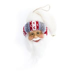 Santa Claus Head Christmas Ornament Artificial Wine Bottle Ca Big Pine Hat