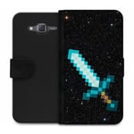 Samsung Galaxy J5 Wallet Case Minecraft Svärd