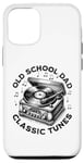 iPhone 13 Pro Old School Dad Father's Day Vinyl Records Player Retro Gifts Case