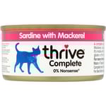 Thrive Complete 6 x 75 g - Sardiner & makrill