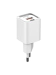 Wall charger A2318C USB USB-C 20W + microUSB Cable
