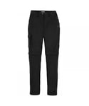 Craghoppers Womens/Ladies Expert Kiwi Convertible Work Trousers (Black) - Size 18 Short
