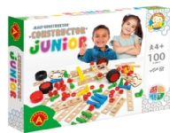 Junior byggsats i trä 100 delar