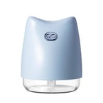 CJJ-DZ Mini Creative Humidifier,Cold Mist Humidifier, Essential Oil Diffuser,Portable Aromatherapy 270 Ml (with Night Light),humidifiers for bedroom (Color : Blue)