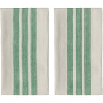 Linu kökshandduk 2-pack, grön