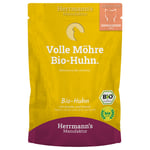 Herrmann's Selection Ekologisk 20 x 100 g - Ekologisk Kyckling med Ekologisk Morot & Ekologisk Kamutvete
