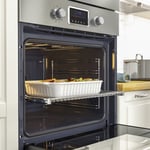 IKEA IKEA FORNEBY varmluftsugn med tillsatt ånga, ikea 500 rostfritt stålfärg, stålfärg Bredd: 59.4 cm