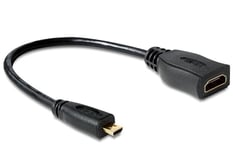 DeLOCK 65391 HDMI cable 0.23 m HDMI Type A (Standard) HDMI Type D (Mic