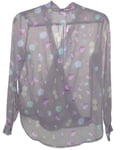 Almost Famous Grey Viscose Top Size 10 NWT Sample SP £105