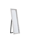 50*170cm Rectangle Grey Full-Length Floor Mirror
