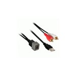 Adapter for å beholde USB/AUX Nissan ca 2010 ->