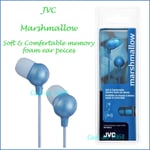 JVC Marshmallow HAFX30A Stereo Earphones Soft & Comfortable Ear Pieces NEW