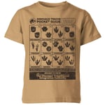 Jurassic World Dino Tracks Pocket Guide Kids' T-Shirt - Tan - 5-6 ans - Tan