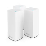 Linksys Atlas 6 Whole Home Mesh WiFi 6 System - Dual Band AX3000 Wireless Router - WiFi Extender with up to 3.0 Gbps Speed, 4x Faster for 75+ Devices & 6,000 sq ft - 3 Pack, White