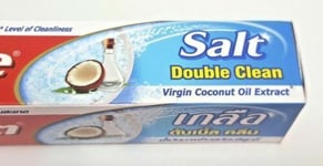 Colgate Salt Double Clean Toothpaste Virgin Oil Coconut Healthy Teeth Gums 80g.
