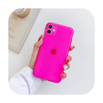 Surprise S Hot Fluorescent Street Sport Trend Soft Silicon Phone Case For Iphone 11 Pro Se 2020 X Xs Max 7 8 Plus Label White Cover-7-For Iphone X