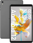 Blackview Tab 5 Android 12 Tablette Tactile 8 Pouces 5Go+64Go/TF 1To, 5580mAh, Quad-Core WiFi Tablet, 1280*800 HD+ IPS, Double Caméra Tablette Pas Cher/Type-C/Diffusion l'écran/2Ans Garantie