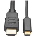 Tripp Lite USB C to HDMI Adapter Cable Converter UHD Ultra High Definition 4K x 2K @ 30Hz M/M USB Type C, USB-C, USB Type-C 16ft 16' - Adaptateur vidéo Externe - USB-C 3.1 - HDMI - Noir