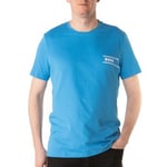 BOSS RN 24 Crew Neck T-shirt Blå bomull X-Large Herr