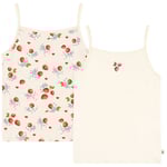 Konges Sløjd GOTS Basic 2-Pack Strap Singlet Marmalade Mix |  | 5-6 years
