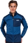 Swix Nordic XC Jacket M Längdskidjacka Lake Blue/Dark Navy, M