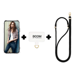 Boom Huawei P30 Pro Skal med Halsband - Svart - TheMobileStore Necklace Case