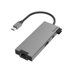 HAMA USB-C multiadapter - 4x portar HDMI/LAN/USB-A/USB-C