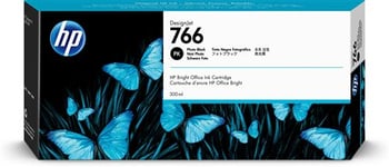 HP 766 - 300 ml - photo noire - original - DesignJet - cartouche d'encre - pour DesignJet XL 3600, 3600dr